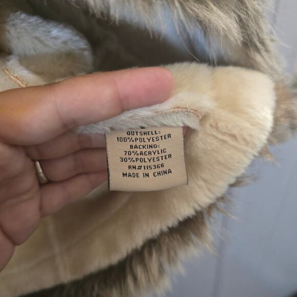 TWENTY TWENTY Faux Shearling Vest Size L – Y2K, Western, Cozycore - Picture 4 of 6
